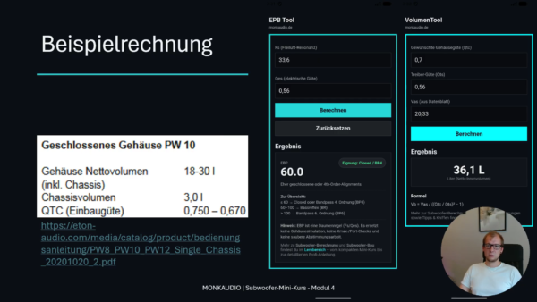 Subwoofer-Mini-Kurs | Geschlossene Subwoofergehäuse verstehen und planen
